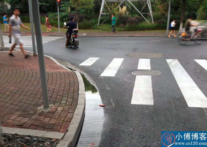 道路交叉口積水情況 道路交叉口積水情況
